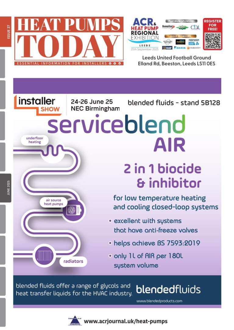 Cover of Heat Pumps Today June 25 magazine