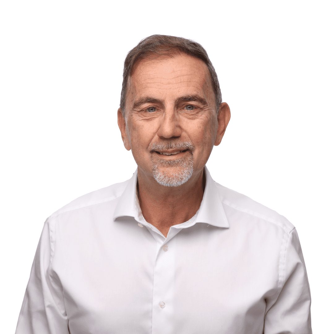 Headshot of Stefano Sommadossi, CEO of NatPower UK and NatPower Marine, in a white shirt.