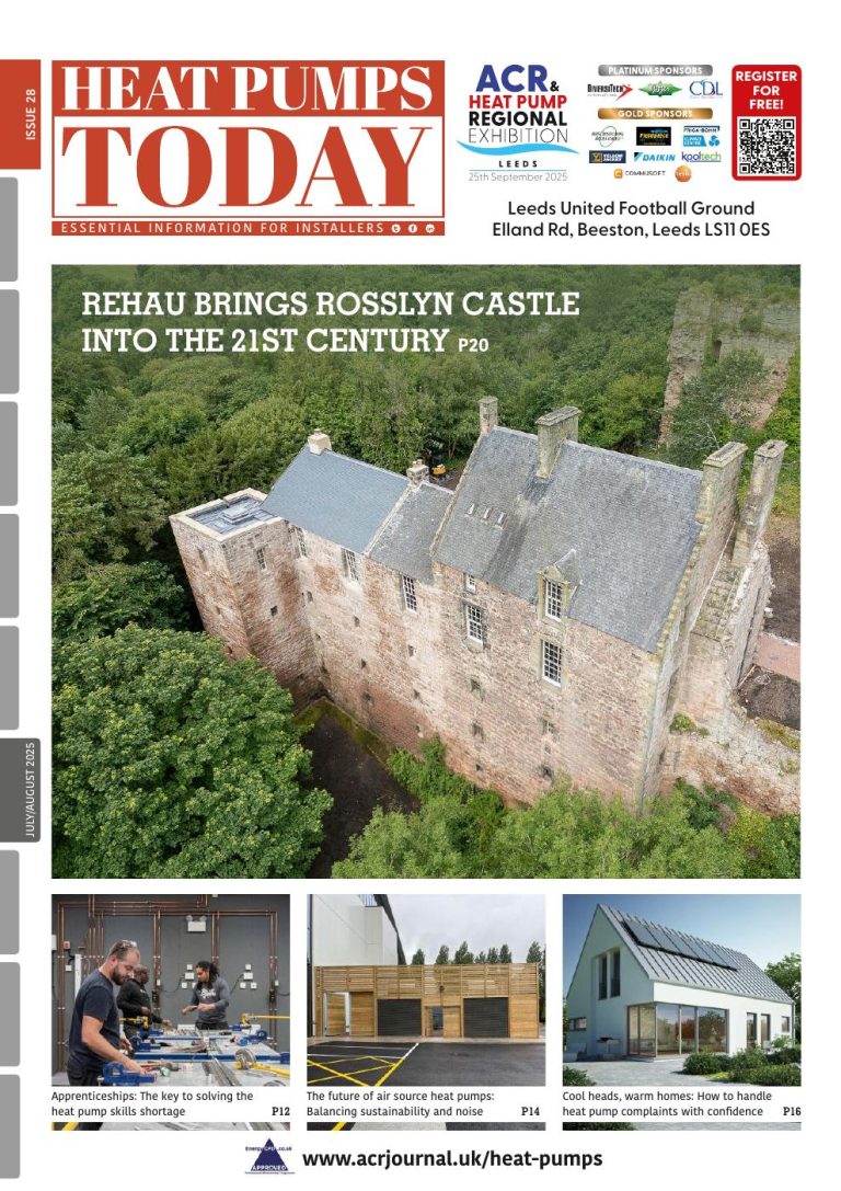 Cover of Heat Pumps Today July/August 25 magazine