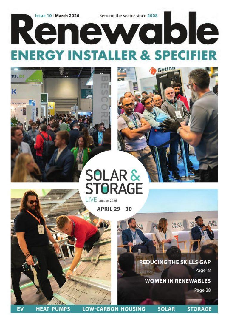 Cover of the March 2026 issue of Heat Pumps & Renewables