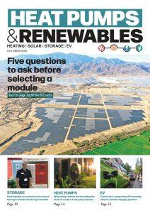 Cover of the October 2026 issue of Heat Pumps & Renewables